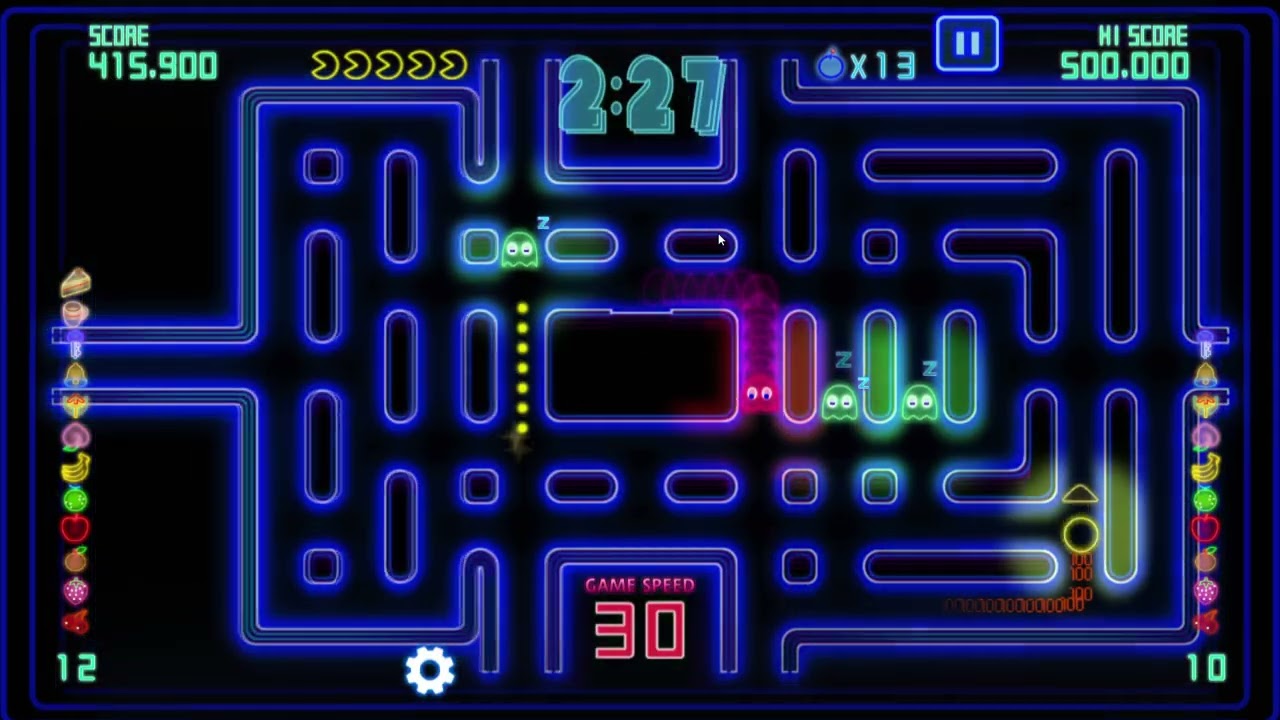 random pac man champion ship edition dx + gameplay