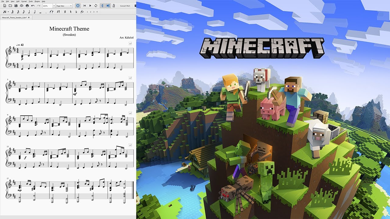 Minecraft - Sweden (calm) ~ Violin Cover