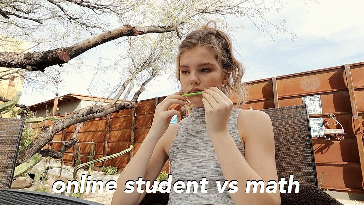 day in the life of an online student : math edition