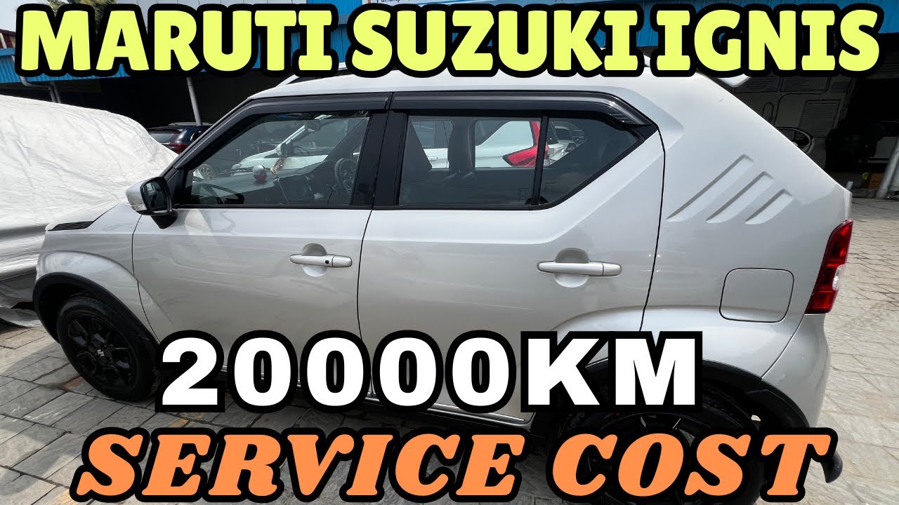 Maruti Suzuki Ignis 20000km Service Cost🤔 || Varanasi Srvice Center || Shashank Singh