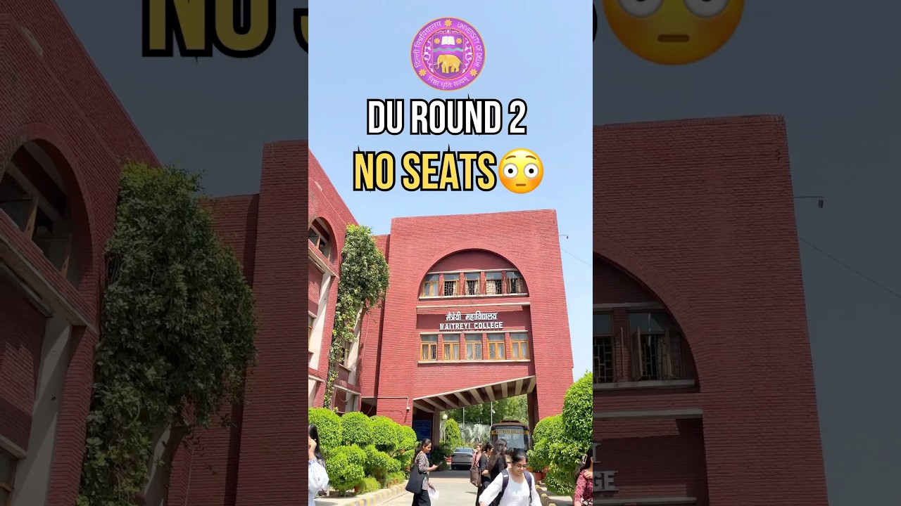 DU NO SEATS IN ROUND 2😱💔| Watch this🔥| #delhiuniversity #cuet2025preparation