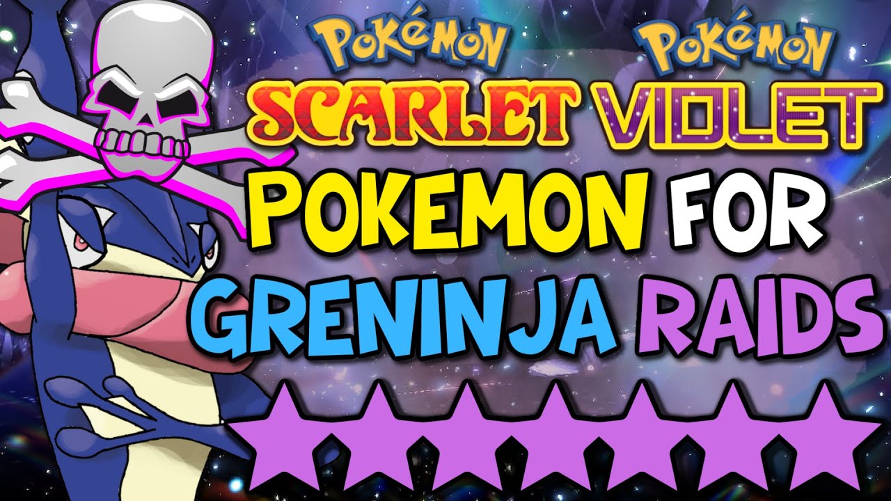 Greninja Seven Star Raid Prep! What Pokemon To Use Against Greninja In Pokemon Scarlet and Violet?