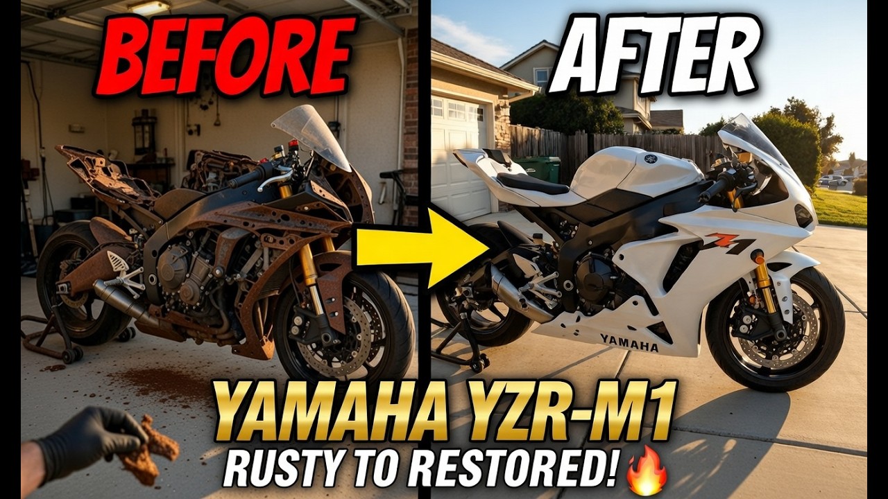Full Rebuild: The Most Satisfying Yamaha YZR-M1 Restoration Ever!