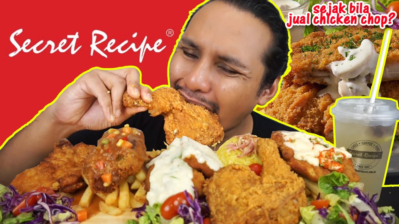baru tahu SECRET RECIPE ADA JUAL CHICKEN CHOP(mukbang malaysia)