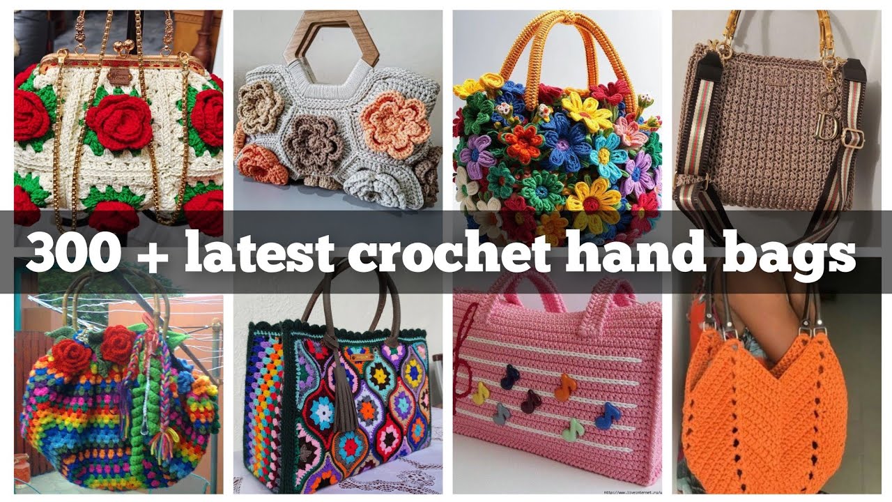 300+attractive Top crochet hand bags Designs ideas for everyone