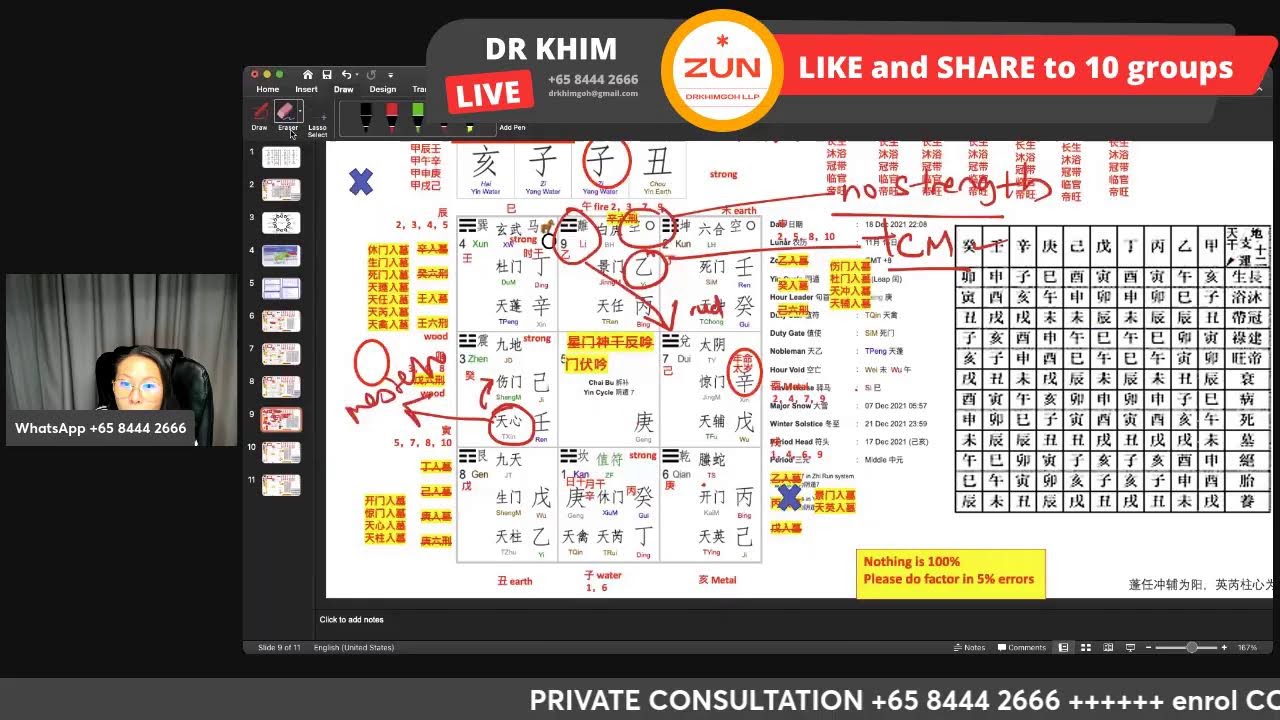 Mother has lung cancer and will she pull through using QMDJ | DR KHIM