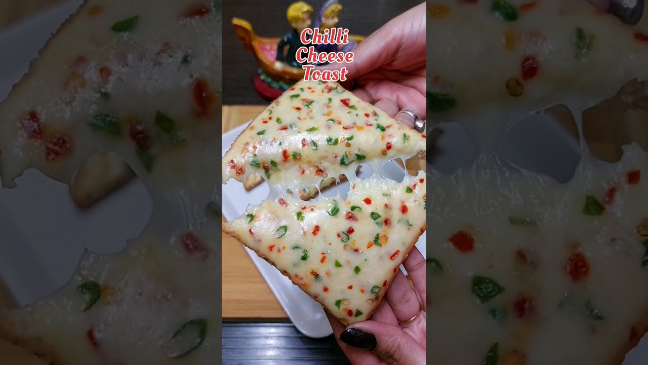 Chilli cheese toast | 5 min recipe 😋 | simple recipe #youtubevideos #viral 