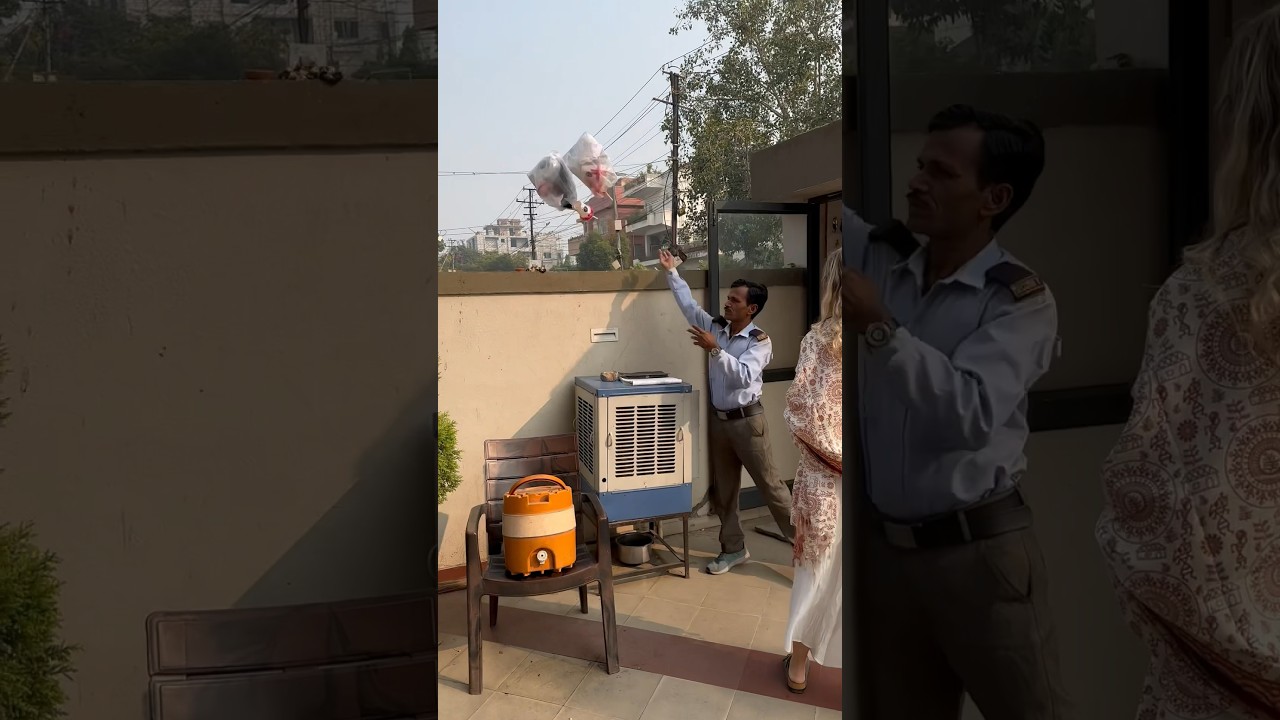 Is this how India people throw the rubbish out?