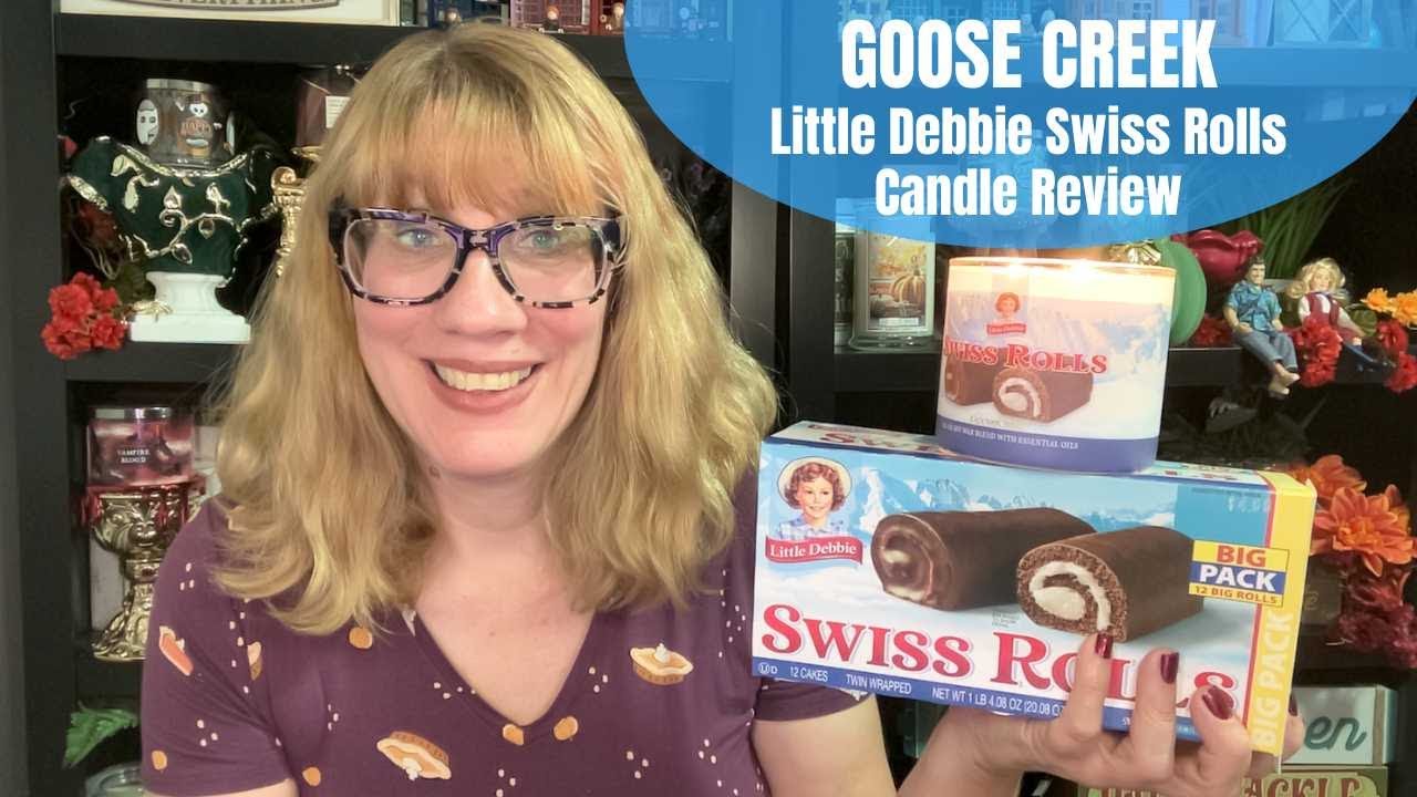 GOOSE CREEK Little Debbie Swiss Rolls Candle Review