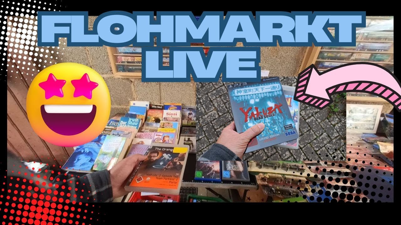 FLOHMARKT LIVE #53 - Krasse PS3-Schnäppchen und kuriose Actionfiguren auf dem Dorftrödel 🤩