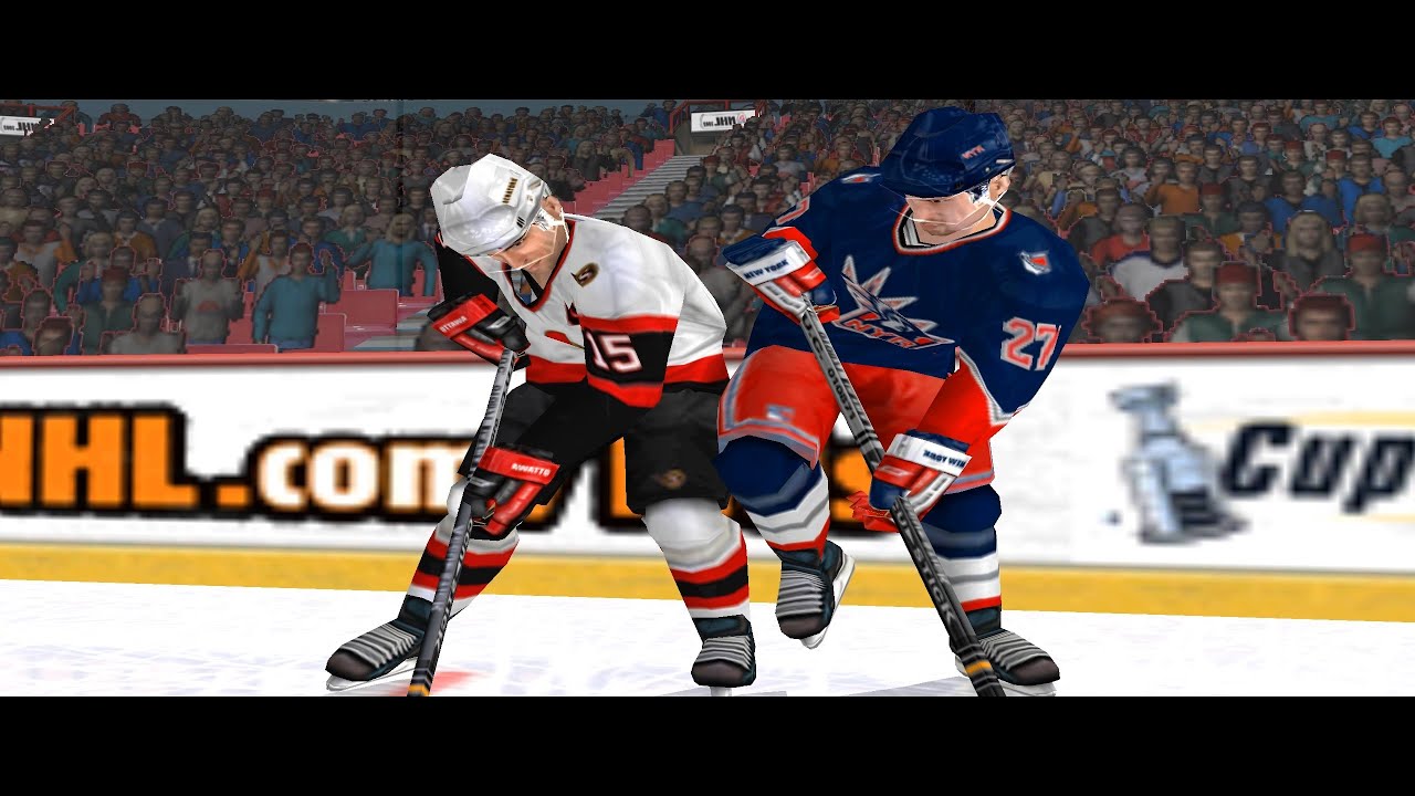 NHL 2002 | Нью-Йорк Рейнджерс - Оттава Сенаторз | 4-й матч сезона | Геймплей на ПК в Full HD