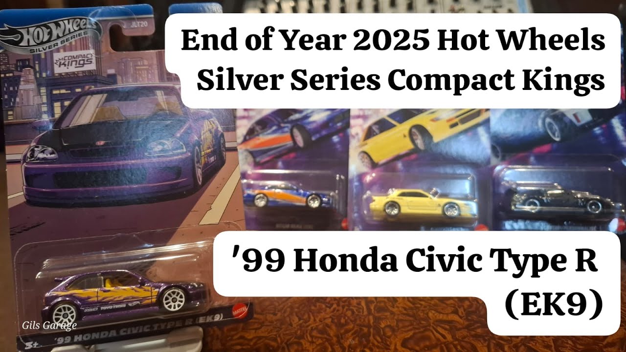 Hot Wheels Silver Series 99 Honda Civic Type R (EK9) Compact Kings