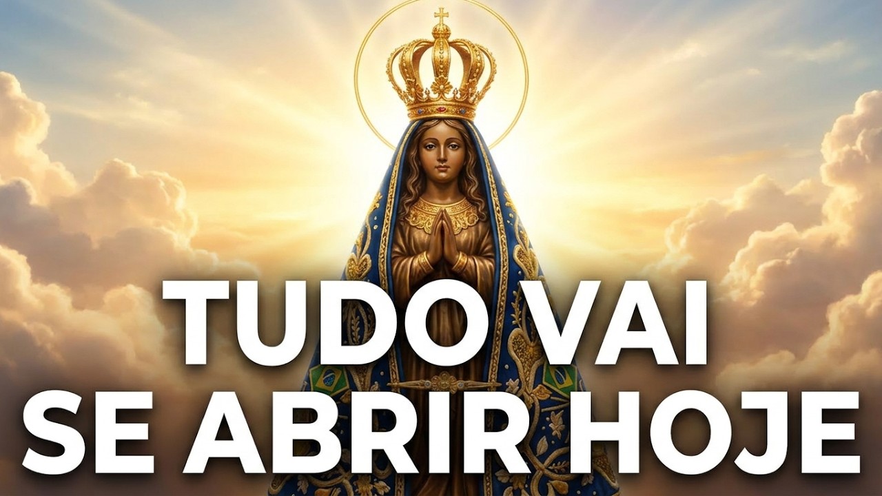 ORAÇÃO FORTE A NOSSA SENHORA APARECIDA PARA ABRIR CAMINHOS HOJE