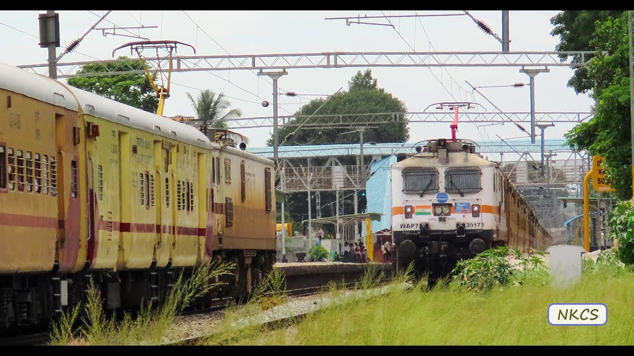 19 in 1 Diesel & Electric Superfast Express, Freight Trains on Bengaluru - Hubballi, Shivamogga Line