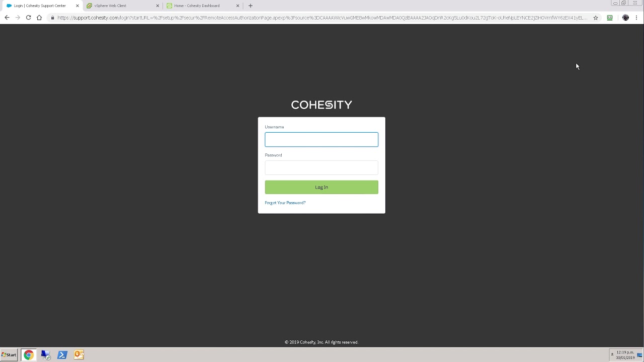 Add Cohesity cluster to Helios management service