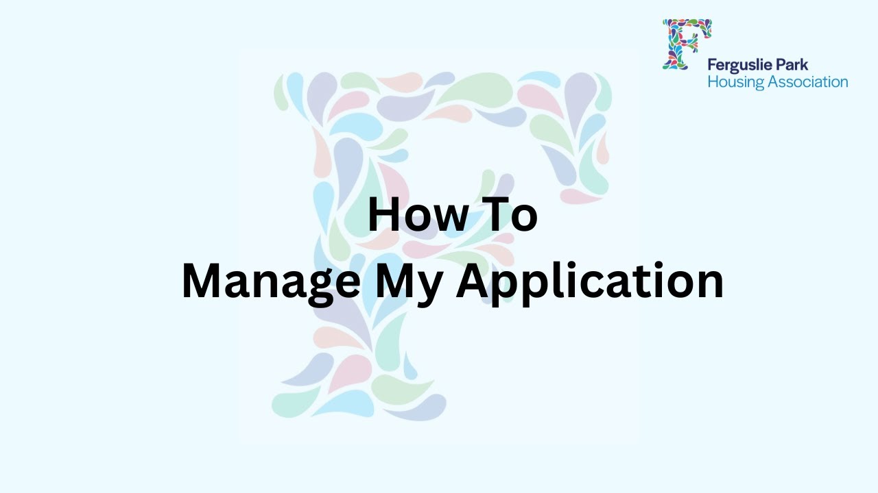 How To Manage My Application