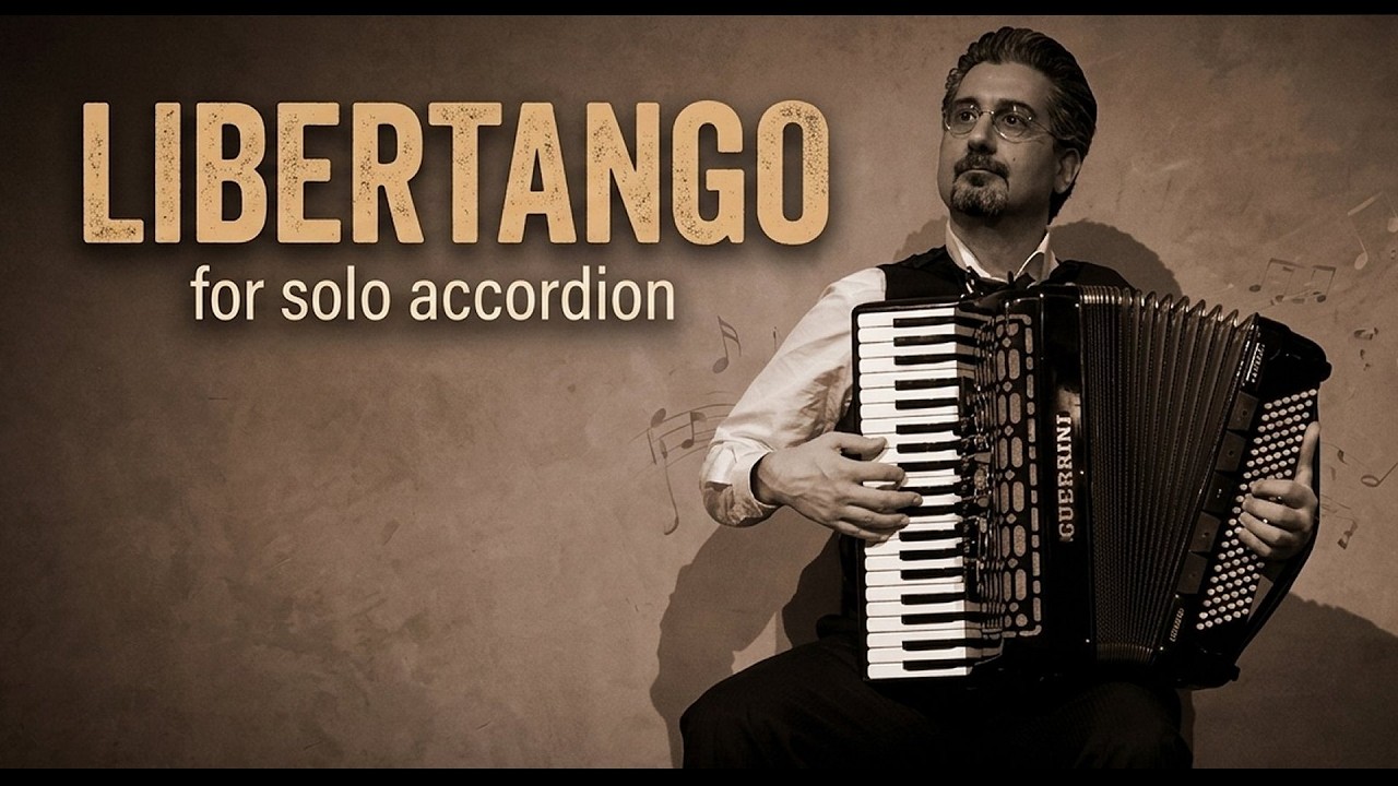 A.Piazzolla - D.Anousis: Libertango, amazing solo accordion arrangement