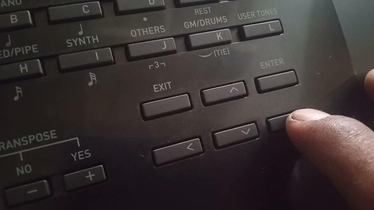 editando um som# no teclado Casio wk 6600#6250