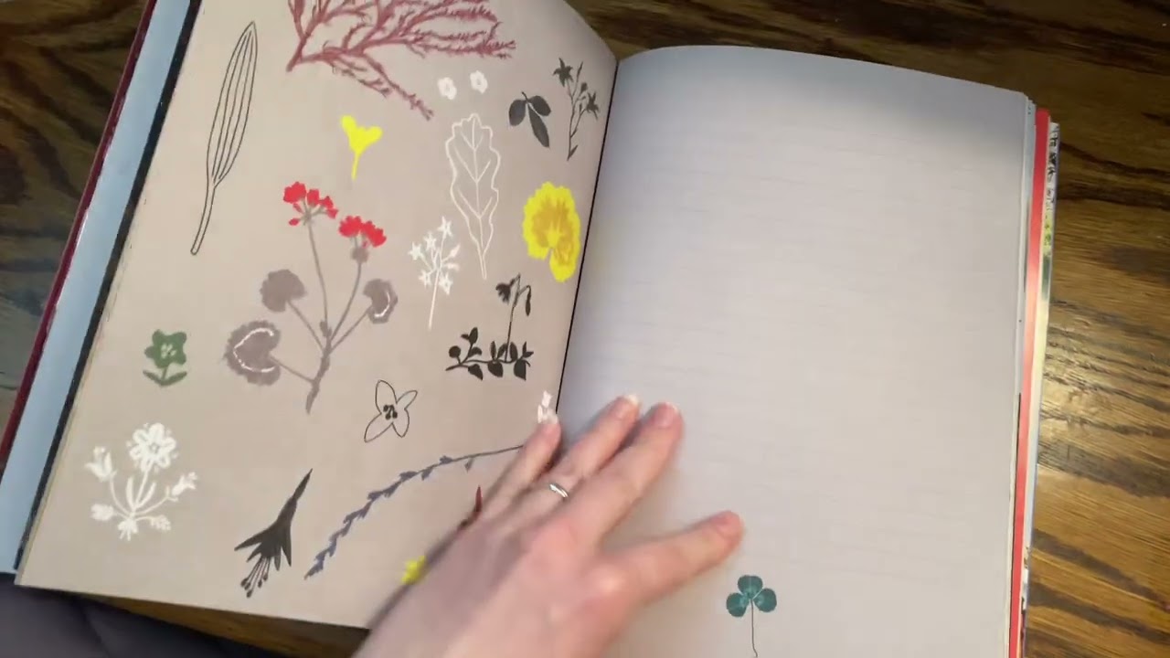 Flow Paper Book for Nature Lovers Flip Through