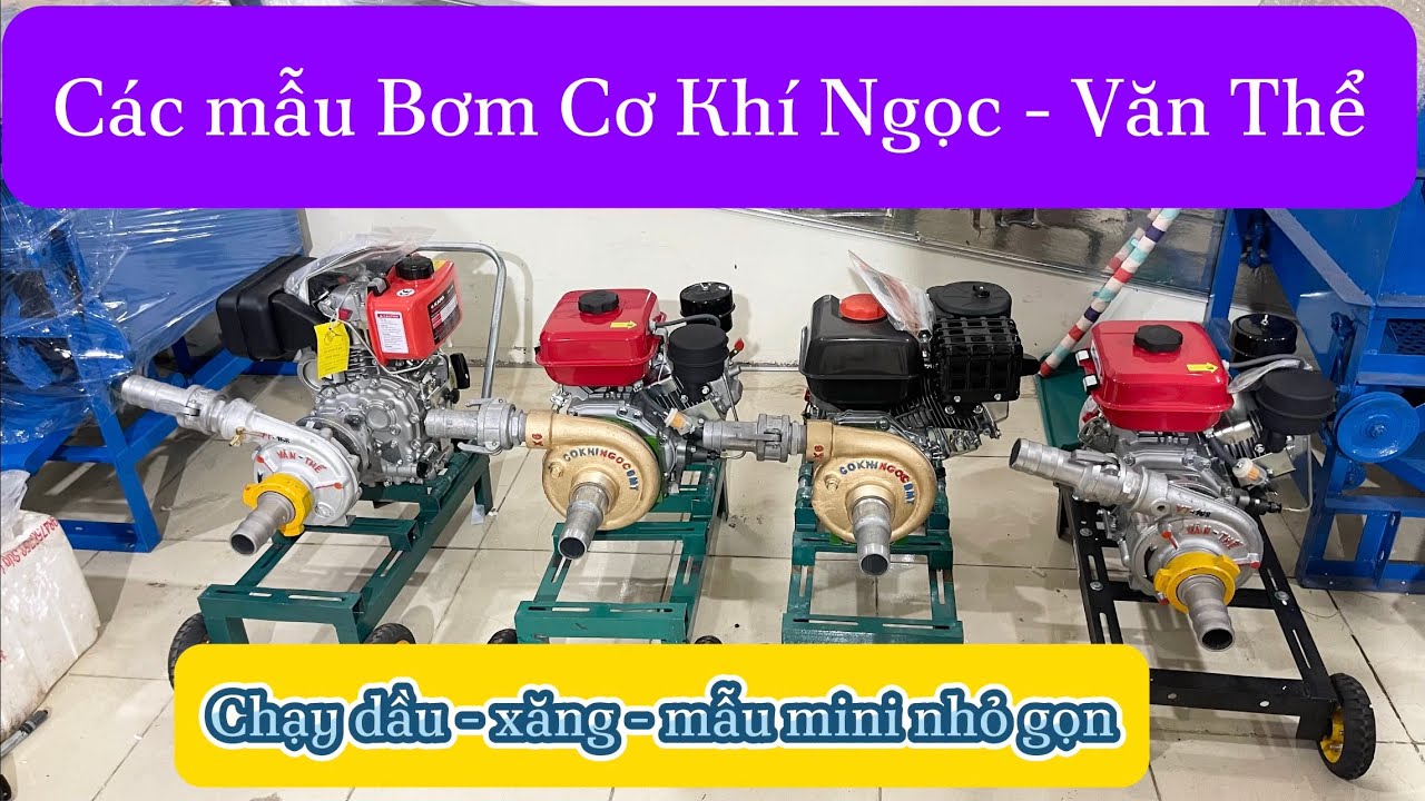 Giới thiệu các mẫu Máy bơm nước Chạy Dầu - Chạy Xăng hút sâu đẩy xa | Điện máy Tuấn Thuỳ