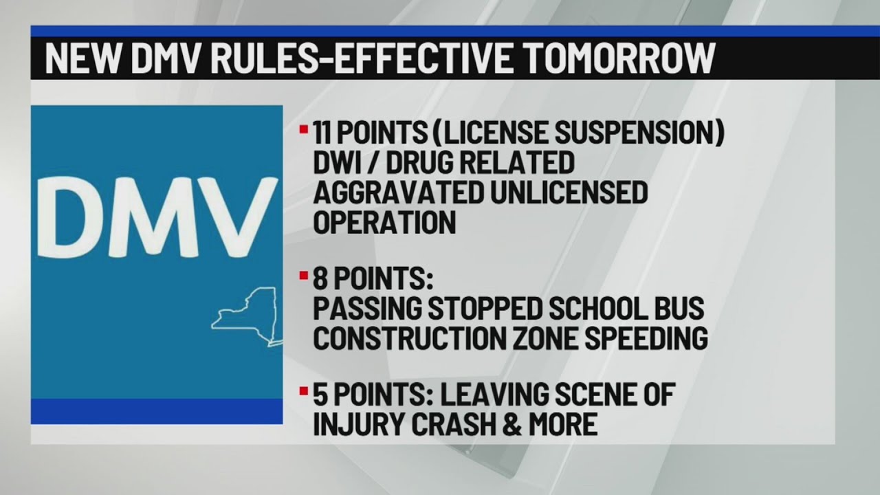 New DMV rules to take effect on Monday