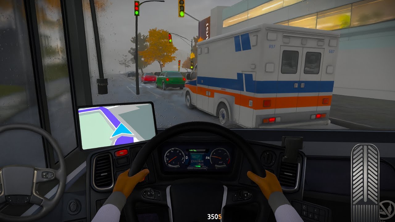 🚌Bus Simulator EVO - Boston. Route #3. Android Gameplay. Open world driving.