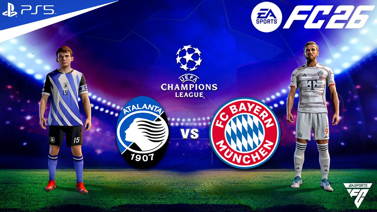 FC 26 - Atalanta vs Bayern Munich - Round of 16 - 1st Leg - Champions League 2025/26 | PS5™ 4K