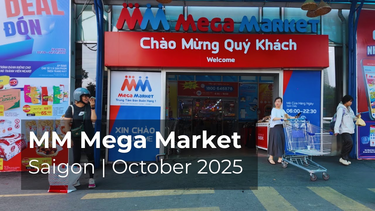 🇻🇳 [4K] MM Mega Market An Phu | Saigon Vietnam | Relaxing Supermarket Ambience 31 October 2025