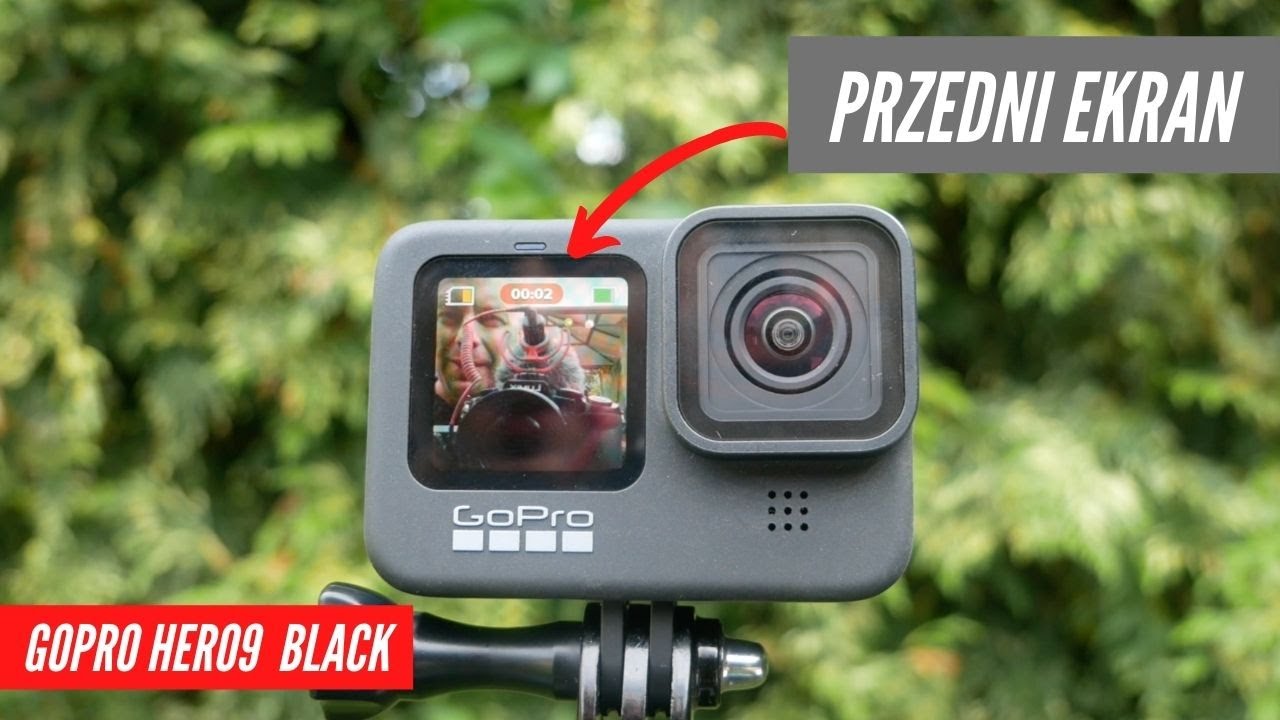 GoPro Hero 9 - PRZEDNI EKRAN - UŻYTKOWANIE, TEST I USTAWIENIA