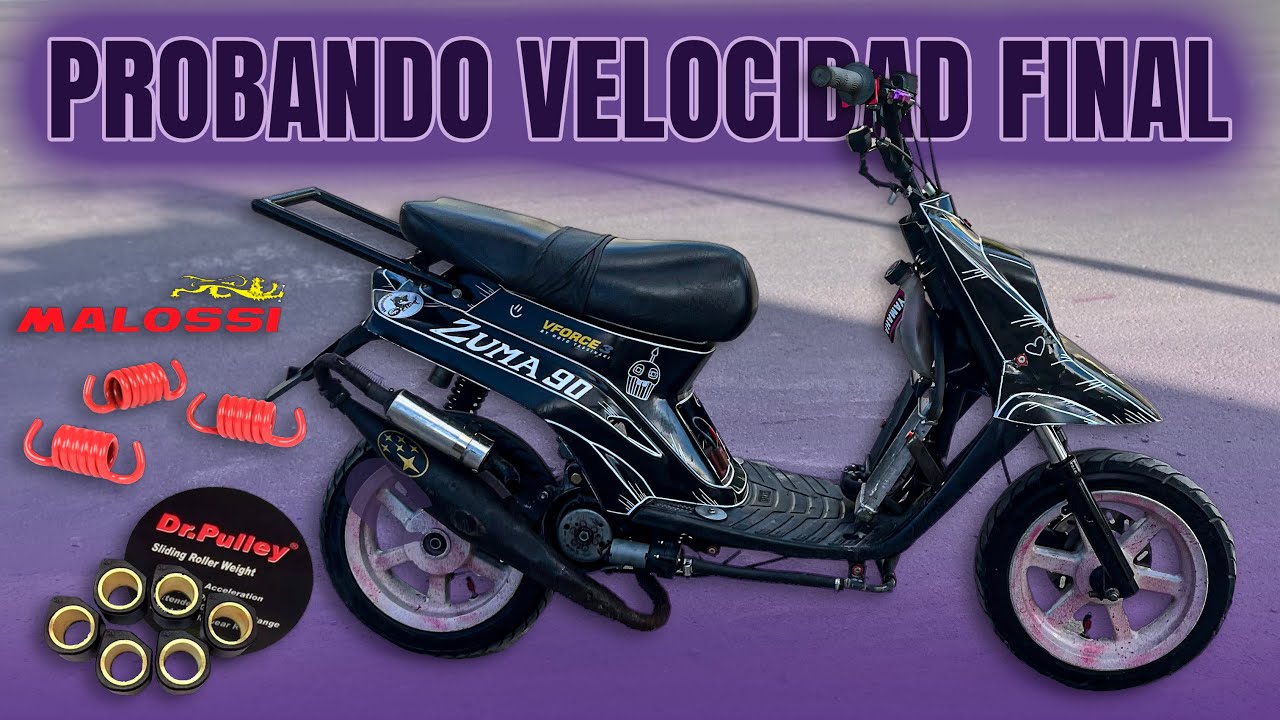 Rodillos y Resortes de Embrague Racing para la Zuma!!!