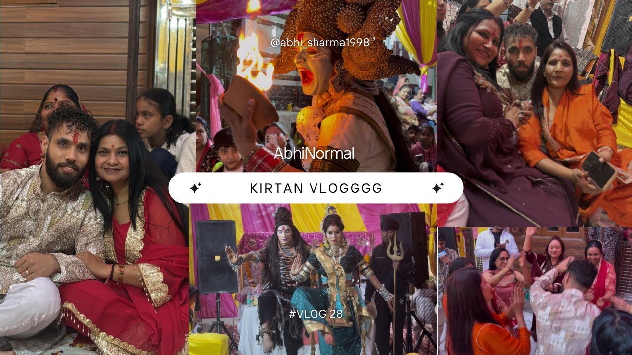 🙏 Brother’s Pre-Wedding Kirtan | Sundar Jhanki, Mata Ka Jai Kaara & Full Bhakti Mode | Part 1 🙏