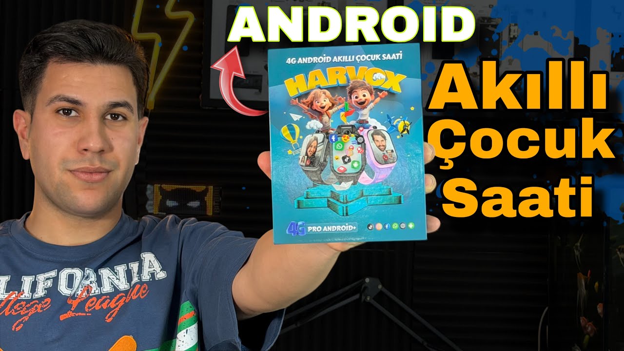 HARVOX 4G PRO PLUS Android Çocuk Saati, Çocuğuna Telefon Almak İstemeyenlere !