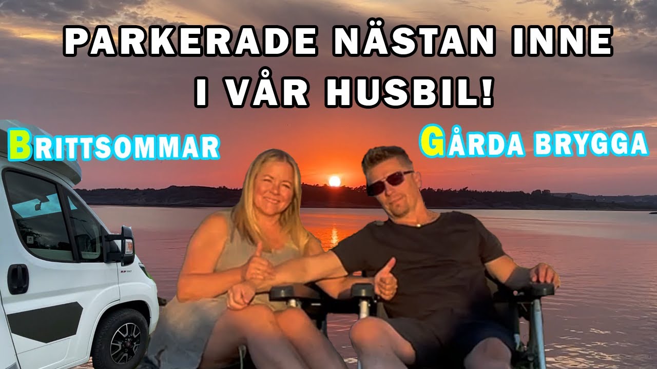 Brittsommar i Sverige, vi åker till Gårda brygga för att njuta av det fina vädret!