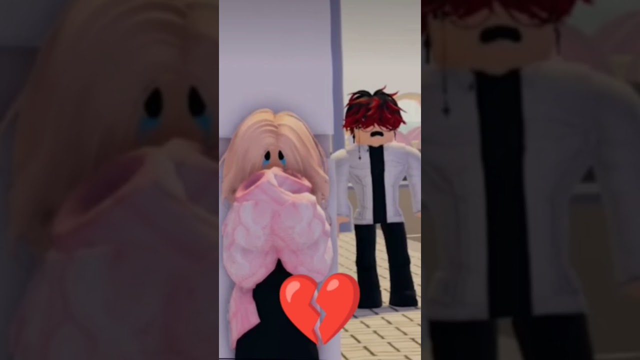 Bella and David sad | Cute Roblox tv edit |