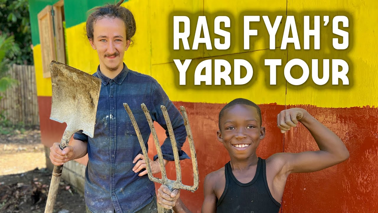 Scottish Ras Fyah's Yard Tour! Mokko's Neighbour in Jamaica