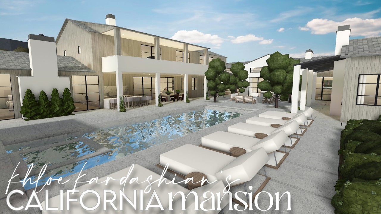 Bloxburg | Khloé Kardashian's California Mansion | House Build
