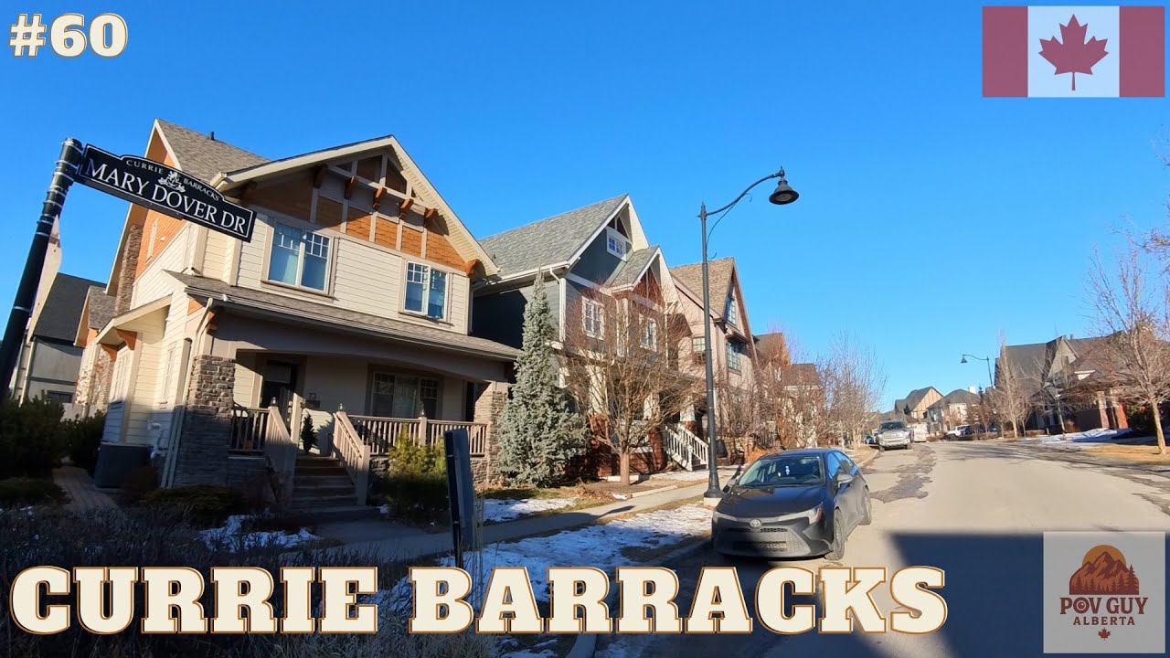 Walking Calgary's Most Unique Historical Neighborhood: Currie Barracks 🇨🇦🏘️