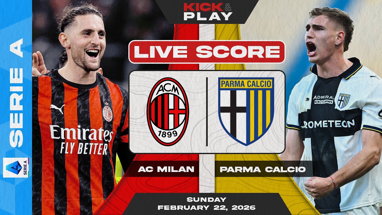 🔴 AC Milan vs Parma Calcio | Serie A | LIVE SCORE