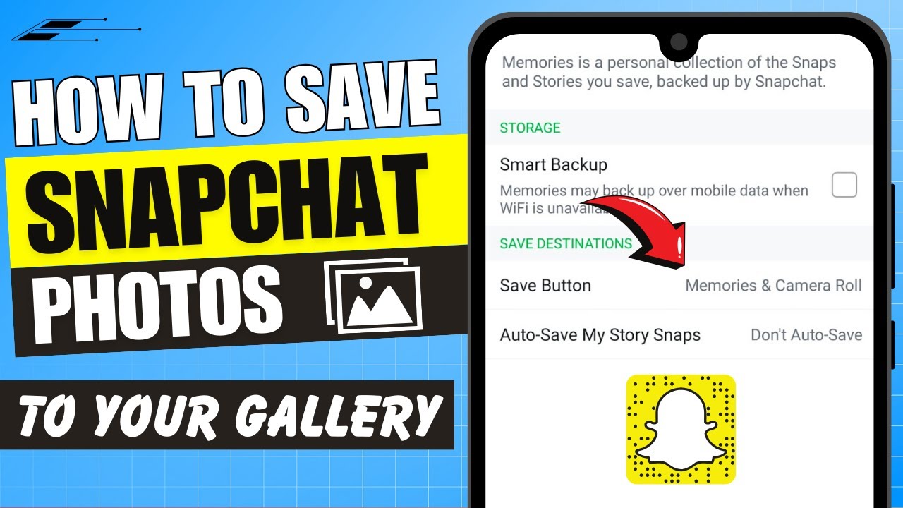 How to Save Snapchat Photos to Your Gallery Automatically | Directly | New Update ✅