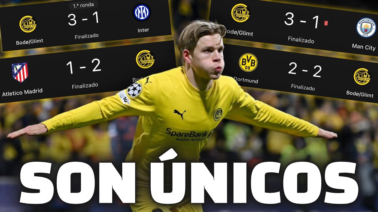 CITY, ATLETI, INTER: EL BODØ/GLIMT ES LA MEJOR HISTORIA DE LA CHAMPIONS