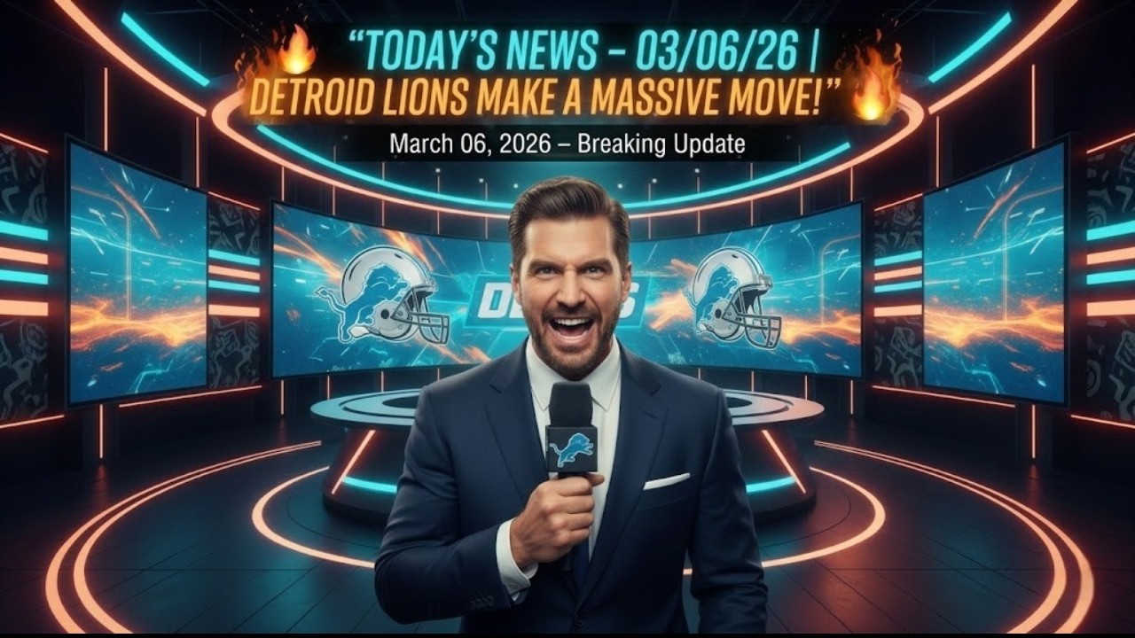 Lions Offseason Chaos: Decker Exit, Draft Plans & Linderbaum Rumors | Lions News Today 03/06/26