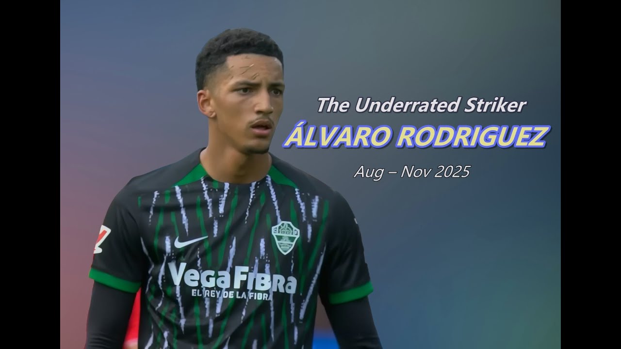Álvaro Rodríguez – Complete Striker | Ball Control, Link-Up Play, Runs & Positioning