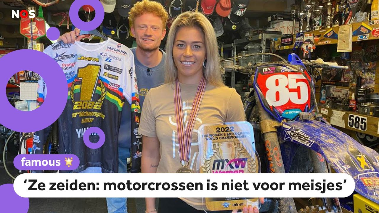 Wereldkampioen Nancy van de Ven over botbreuken en motorcrossen als meisje