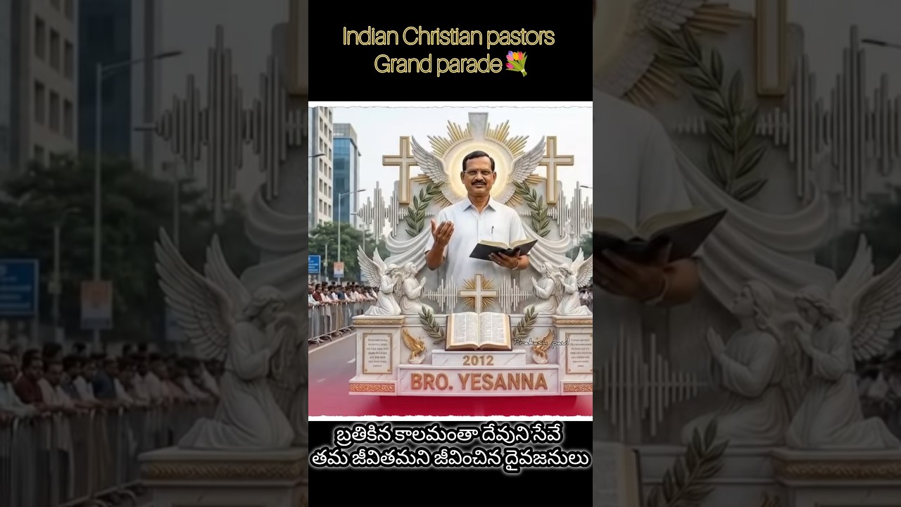 Indian🇮🇳 Christian✝️ pastors parade