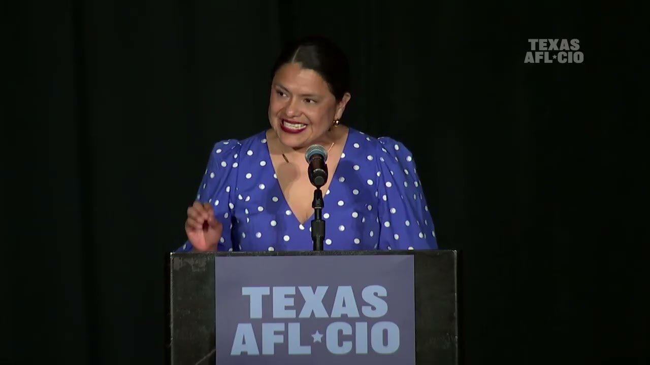 Former Texas AFL-CIO Secretary-Treasurer Montserrat Garibay pays tribute to Rick Levy