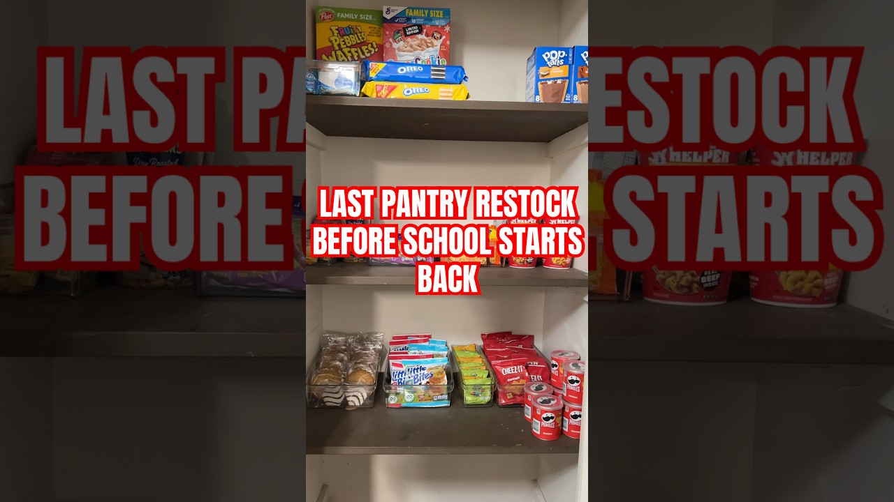 Pantry Full Today, Empty Tomorrow? 😭