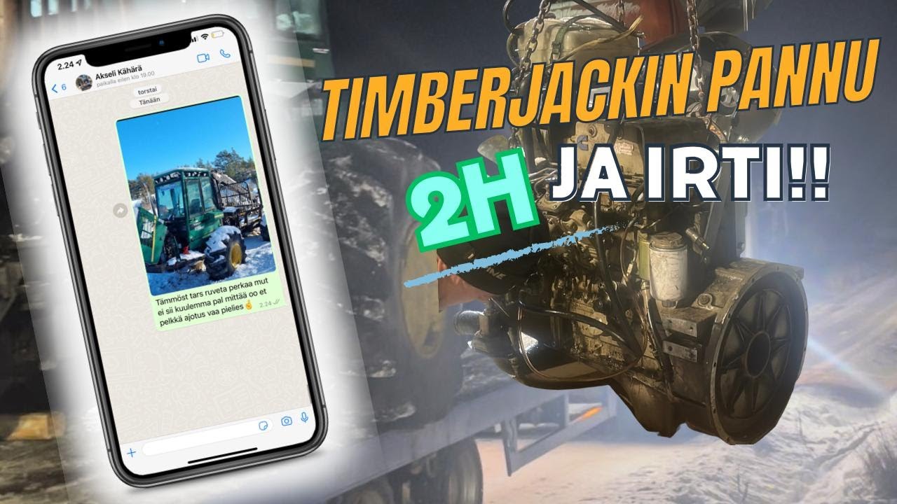 Mieletön koneremppa 1/4!! Timberjack 1010B 