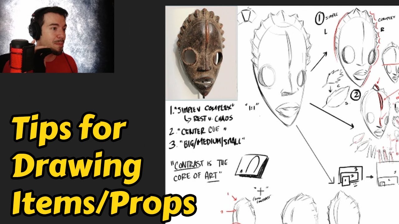 Tips for Drawing Items/Props - Twitch Replay