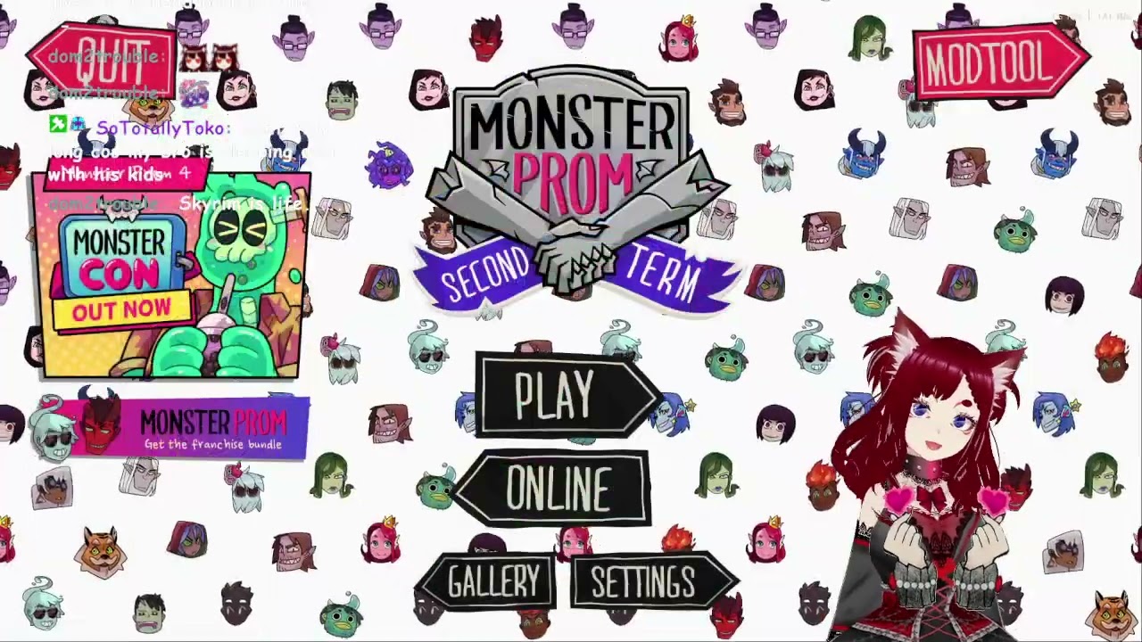 Monster Prom Happy valentine's day Everyone (sorry its late)