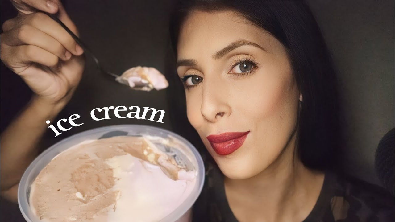 ASMR - Tomando  sorvete 🍨 (Ice Cream) #asmr #mouthsounds #mukbang